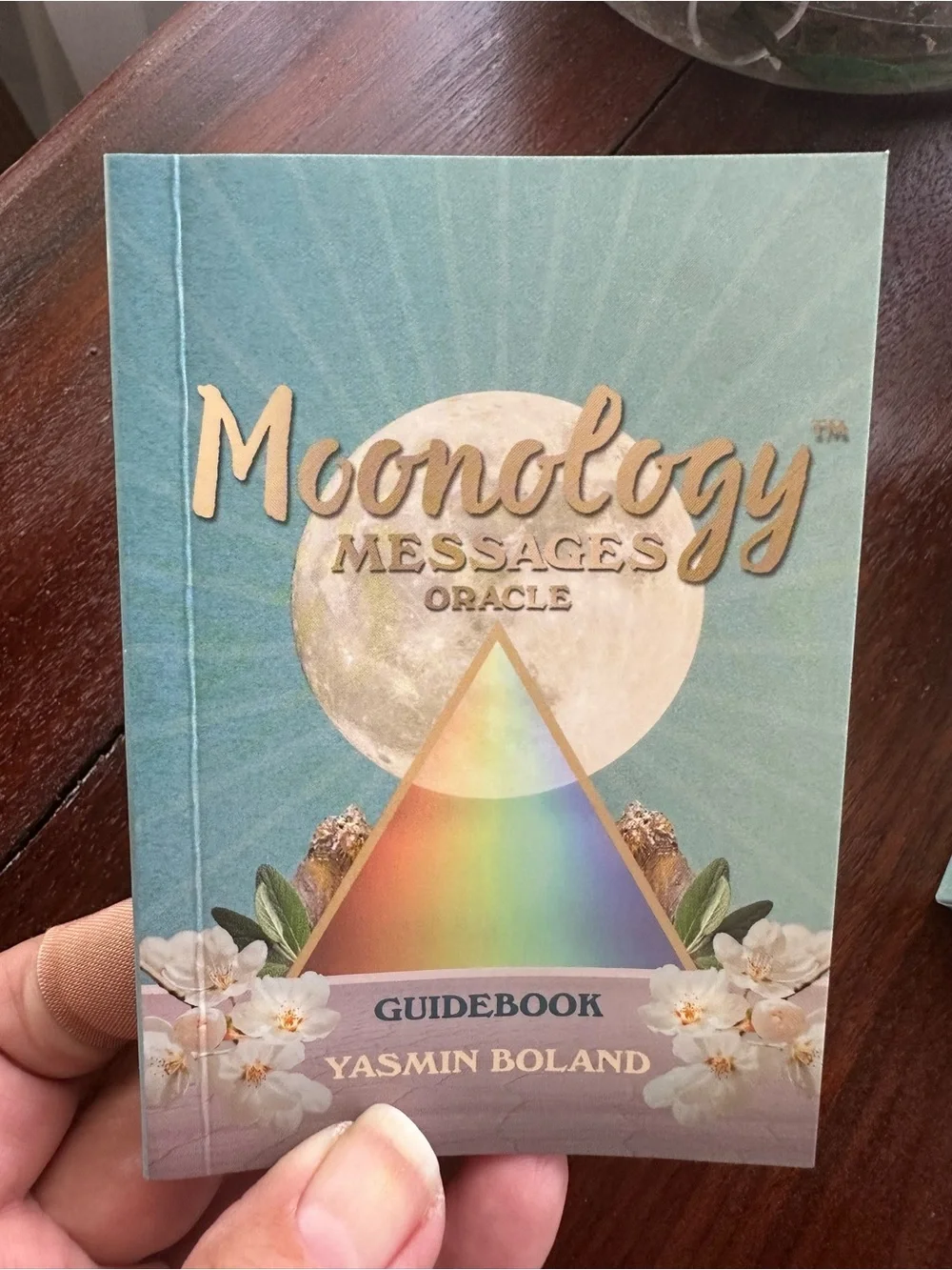 Moonology Messages Oracle Card Deck by Yasmin Boland